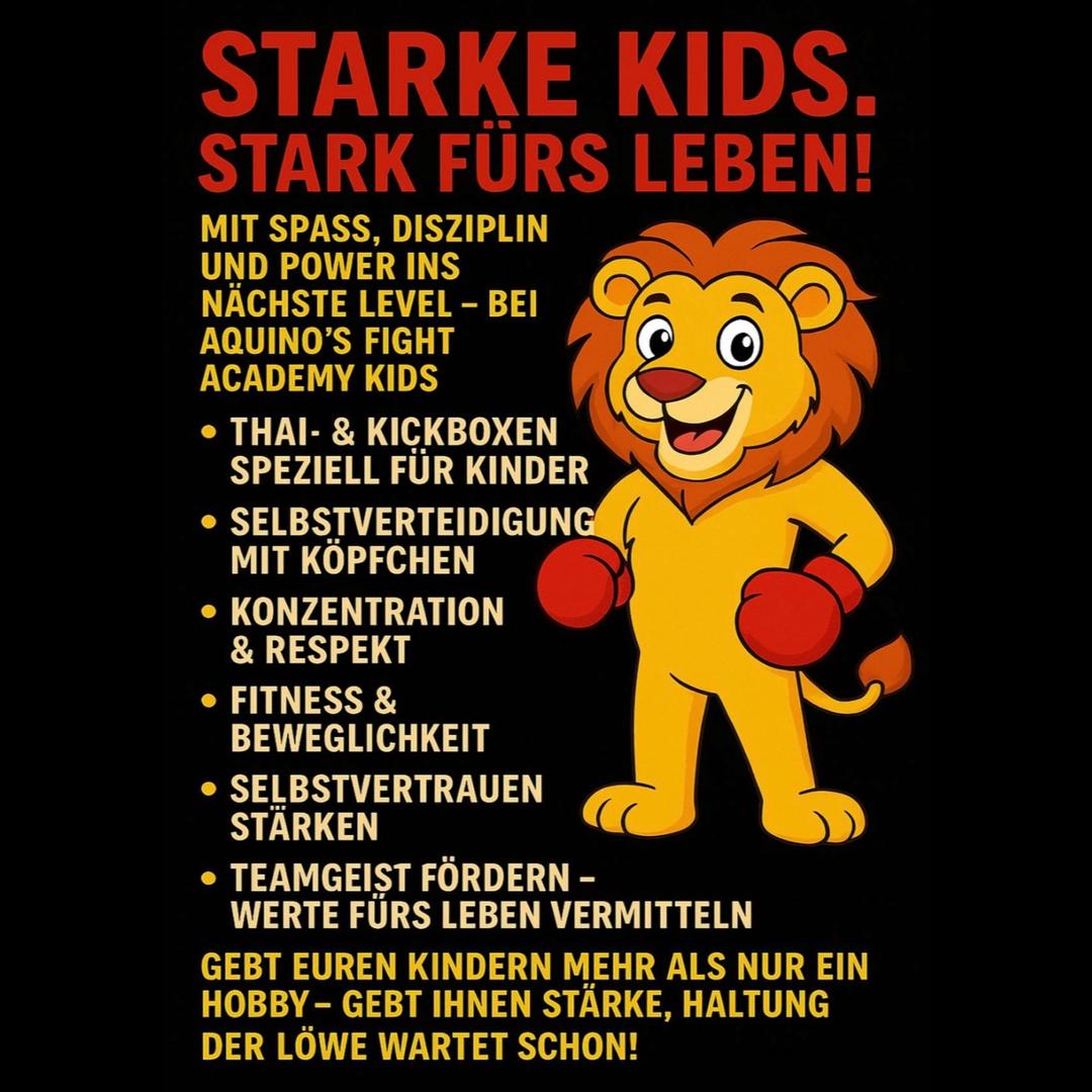 Kampfsport & Kickboxen Kinder Training in Kiel. Aquinos Fight Academy Kids: Das Beste, was ihr euren Kindern für ihr Leben mitgeben könnt
