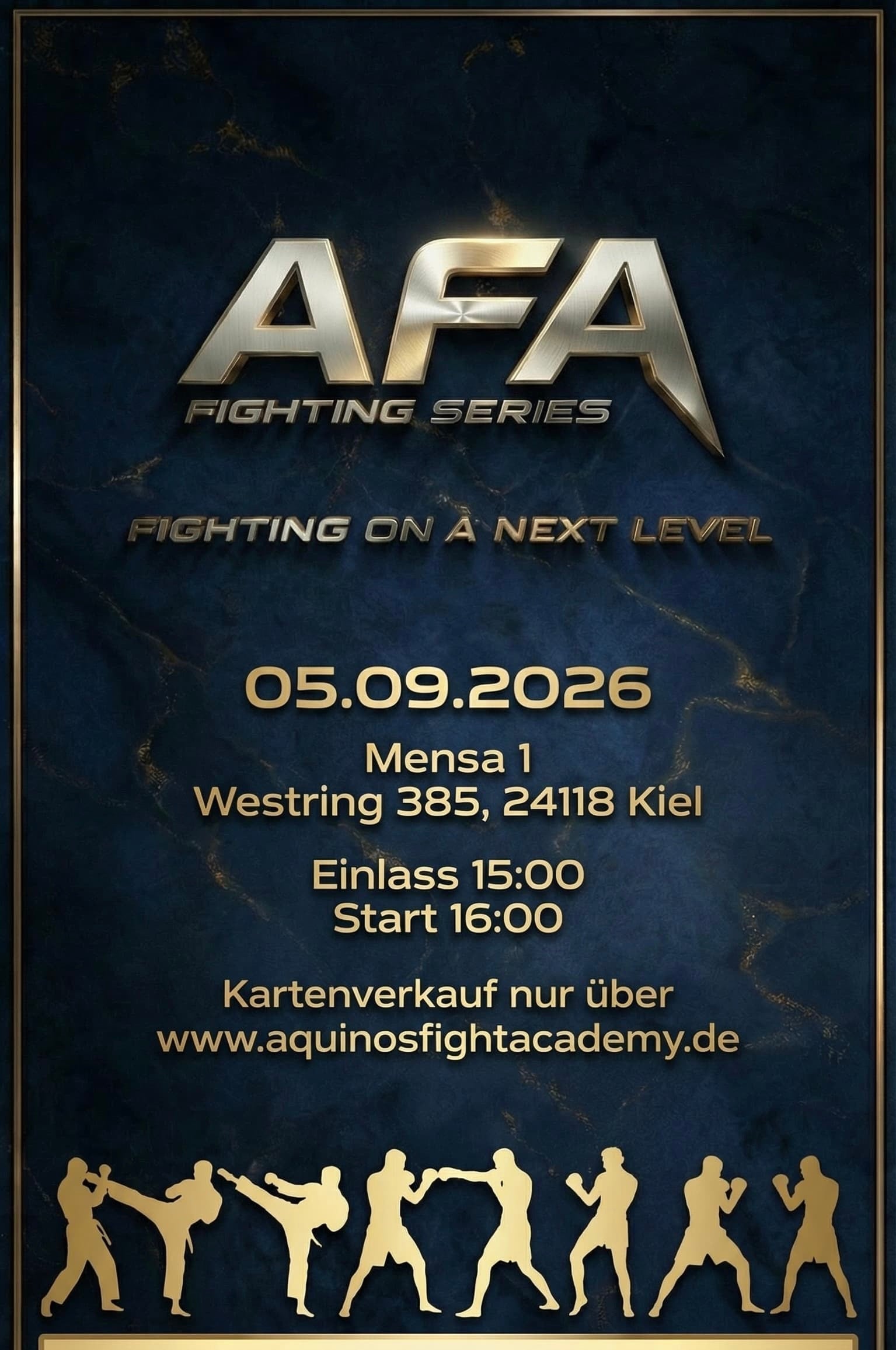 AFA Fighting Series - Kiel – Das Kampfsport-Event 2026 in Kiel mit Muay Thai, Kickboxen und Boxen!
